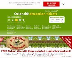 Orlando Attraction Tickets 