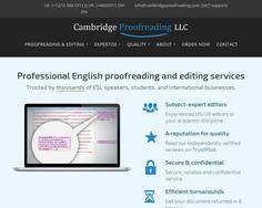 Cambridge Proofreading 