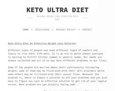 Keto Ultra Diet