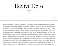 Revive Keto