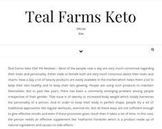 Teal Farms Keto