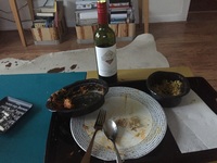 Fab food and wine for one 